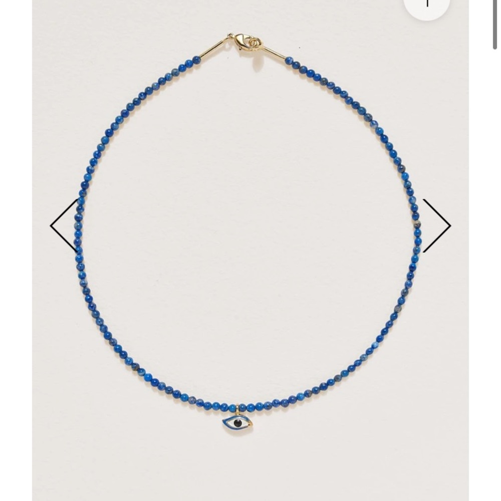 Pamela Love Lapis Beaded Eye Necklace